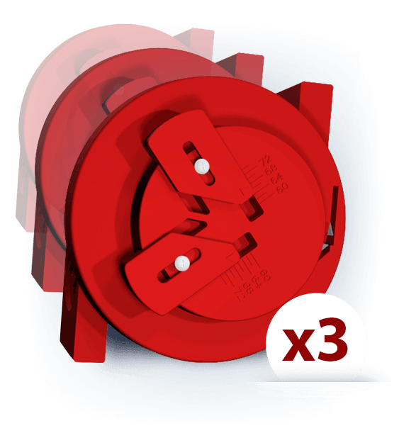 Ρυθμιζόμενη έκδοση Rotazor 60–74mm